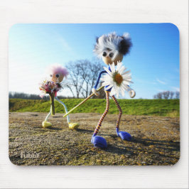 Tapis De Souris Des fubby dans la nature avec des madélifes.
