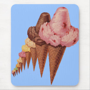 Tapis De Souris des générations de cônes de crème glacée