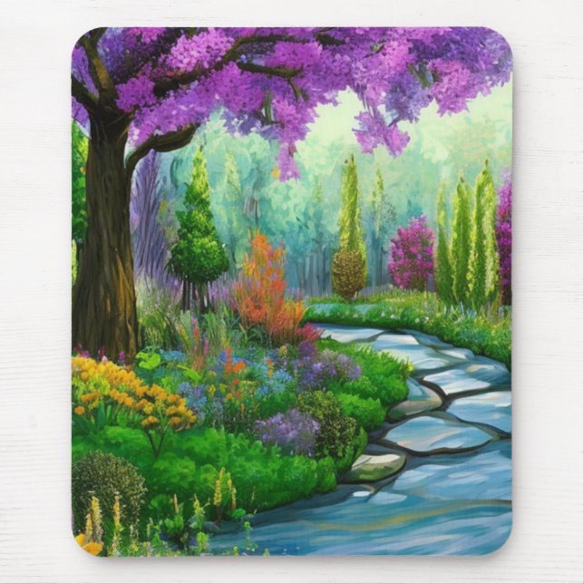 Tapis De Souris Des paysages boisés inspirants (Devant)