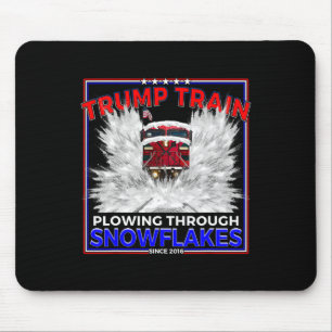 Tapis De Souris Des Snowflakes Au Président Trump ! Train Maga Tru