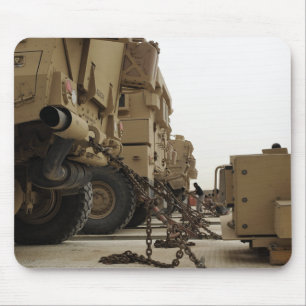 Tapis De Souris Des véhicules militaires sont fermés à clef ver