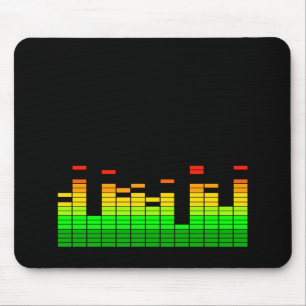 Tapis De Souris Des vidéos d'égaliseur du battement de DJ Music 
