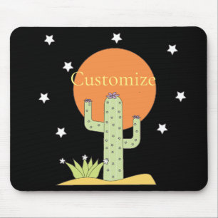Tapis De Souris Desert Cactus Sun Thunder_Cove 