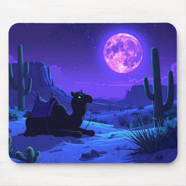 Tapis De Souris Desert Camel Mousepad (Devant)