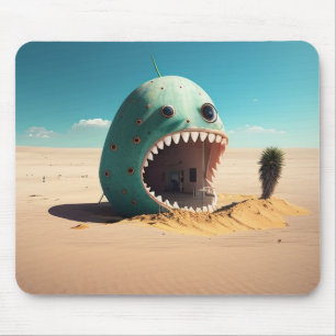 Tapis De Souris Desert Monstre
