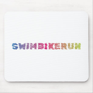 Tapis De Souris Design Cool de triathlon