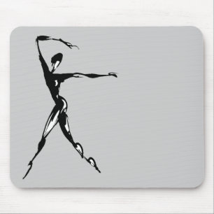 Tapis De Souris design de danse stylisé