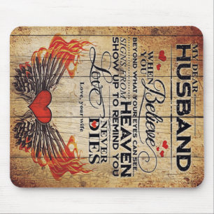 Tapis De Souris Design de To My Husband Love Letter Venin To Him