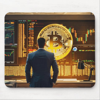 Tapis De Souris Design du logo bitcoin du pavé souris