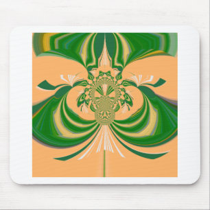 Tapis De Souris Design vert jaune.