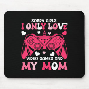 Tapis De Souris Désolé Filles Seulement Amour Vidéo Jeu Gamepad Ma