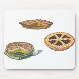 Tapis De Souris Desserts Anciens, Tartes de Thanksgiving, Pécan Ci