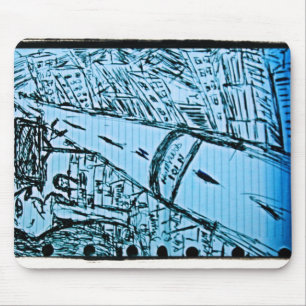 Tapis De Souris dessin à point de fuite 2