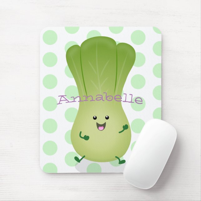 Tapis De Souris dessin animé mignon de bok choy (Avec souris)