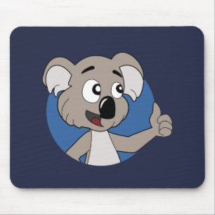 Tapis de souris dessin animé ours koala