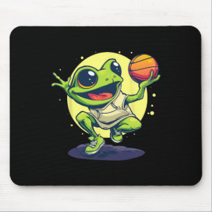 Tapis De Souris Dessin d'art animalier de grenouille crapaud sketl