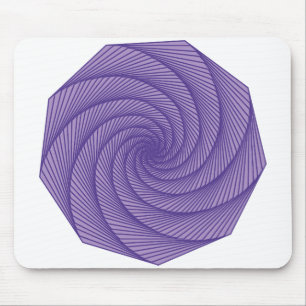 Tapis De Souris dessin géométrique Violet
