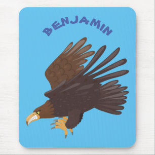 Tapis De Souris dessin humoristique d'aigle royal
