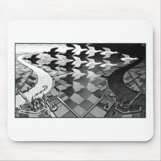 Tapis De Souris Dessin original "jour et nuit"
