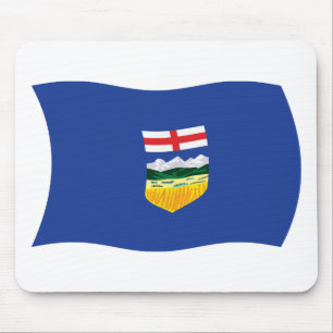 Tapis De Souris Dessous de souris Drapeau de l'Alberta