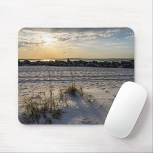 Tapis De Souris Destin Beach Floride Jetty Sunset Mousepad