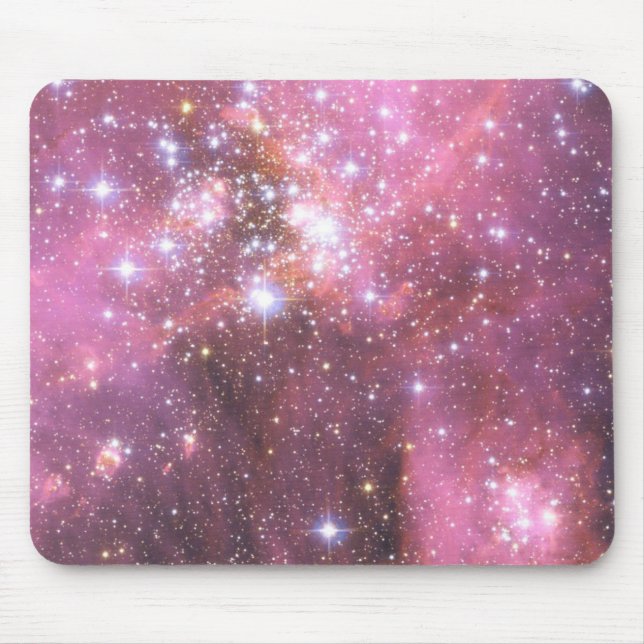 Tapis De Souris Détail du NGC 346 en rose (Devant)