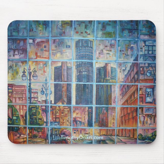 Tapis De Souris Detroit sur mon esprit Mousepad (Devant)