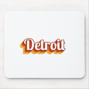 Tapis De Souris Détroit vintage