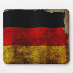 Tapis De Souris Deutsch Flagge - Vintage...