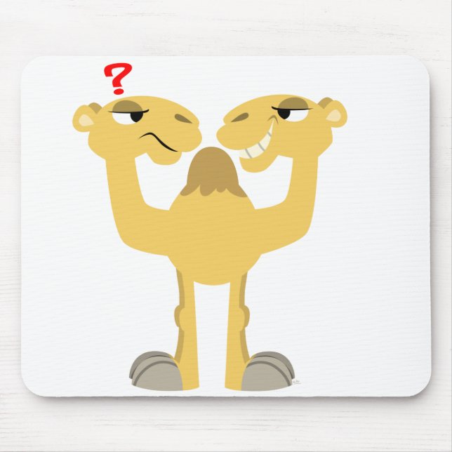 Tapis De Souris Deux côtés du même Dessin Cartoon Camel Mousepad (Devant)