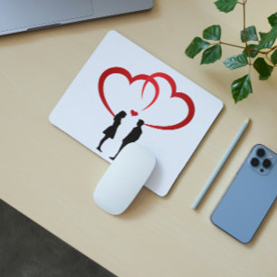 Tapis de souris Deux en amour