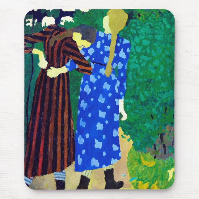 Tapis De Souris Deux Filles, Edouard Vuillard (Devant)