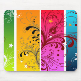 Tapis De Souris deux fois floraled