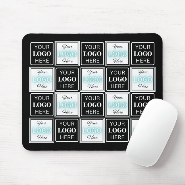 Tapis De Souris Deux Logos Événement Blanc Simple (Avec souris)