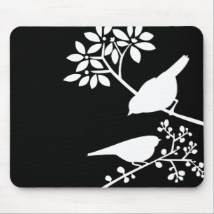 Tapis De Souris Deux oiseaux Mousepad