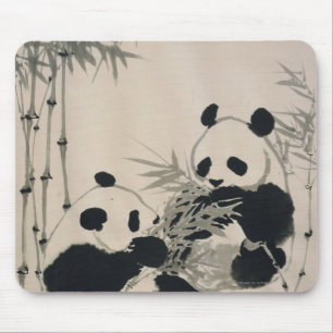 Tapis De Souris Deux pandas