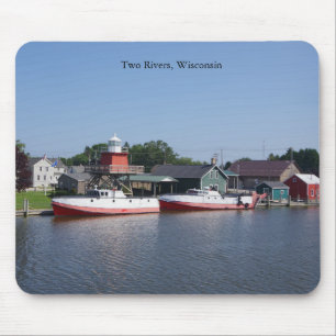 Tapis De Souris Deux rivières, Wisconsin mousepad