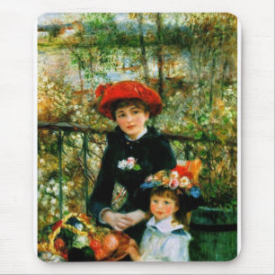 Tapis De Souris Deux Sœurs sur la Terrasse par Renoir