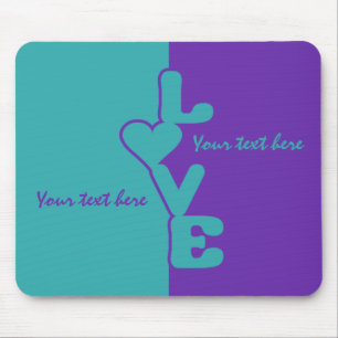 Tapis De Souris Deux Toned Love, mousepad personnalisé
