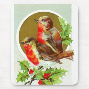 Tapis De Souris Deux vols de Noël