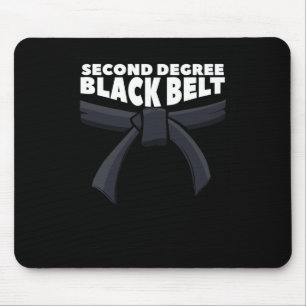 Tapis De Souris Deuxième degré Ceinture noire Arts martiaux Karate