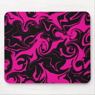 Tapis De Souris Déversement - Magenta et noir