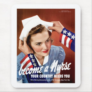 Tapis De Souris Deviennent une infirmière