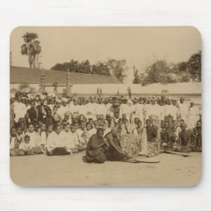 Tapis De Souris Dévotions à la pagoda d'Arakan, Mandalay,