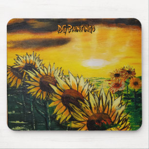 Tapis De Souris DG Peintures Champs de Tournesols