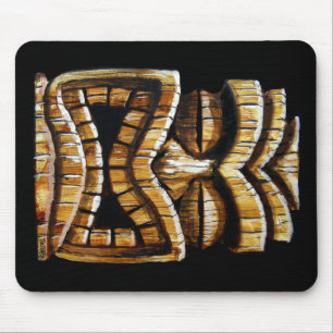 Tapis de souris d'homme de Tiki
