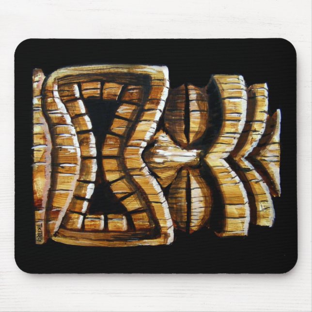 Tapis de souris d'homme de Tiki (Devant)