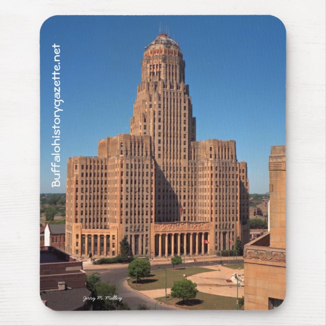 Tapis de souris d'hôtel de ville de Buffalo NY (Devant)