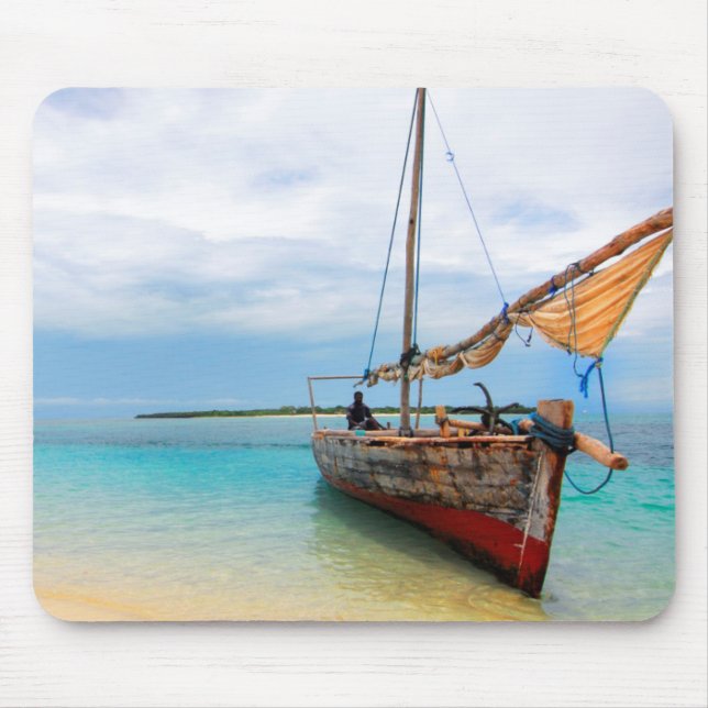 Tapis De Souris Dhow traditionnel, Zanzibar, Tanzanie (Devant)