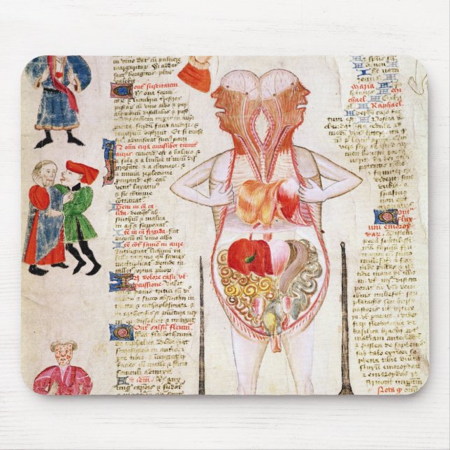 Tapis De Souris Diagramme anatomique (Devant)